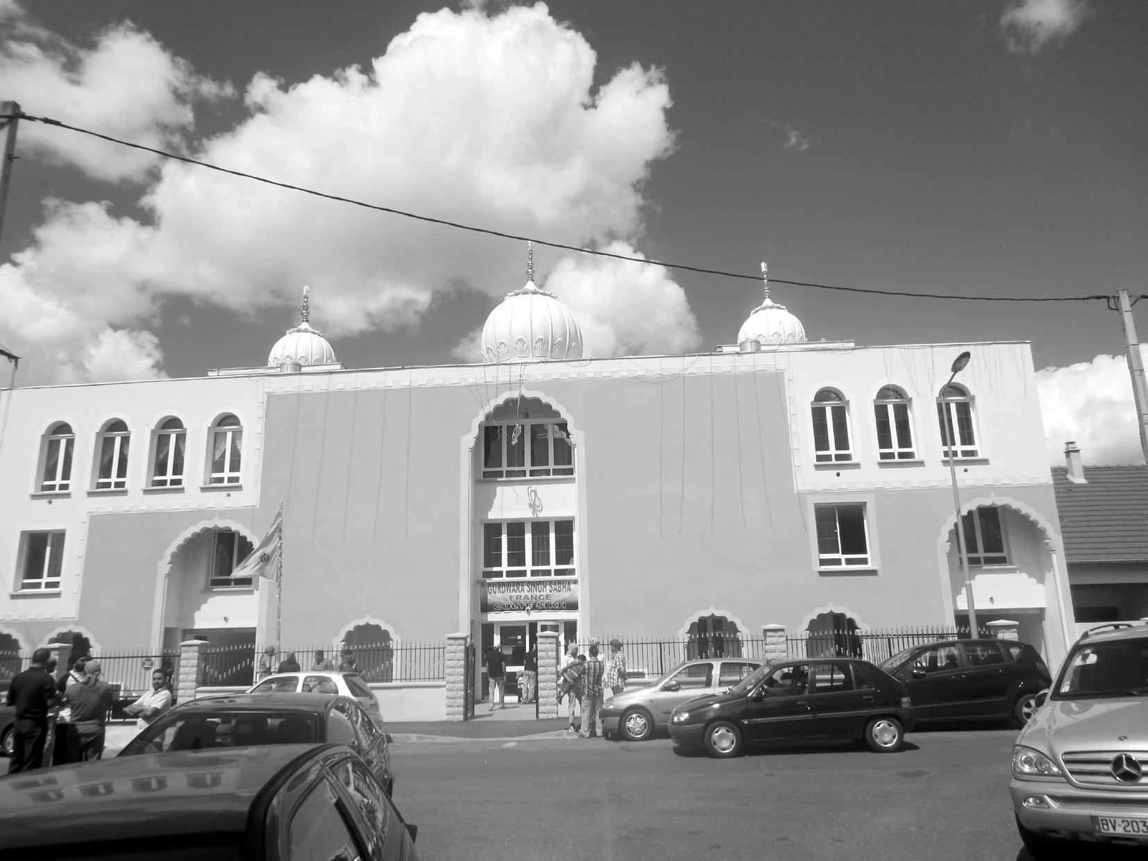 Gurdwara in Bobigny, a suburb of Paris, France